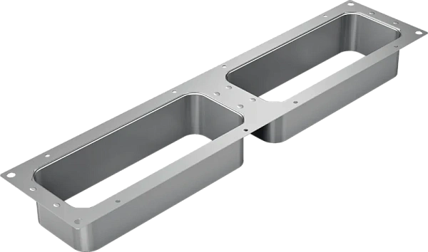 Gaggenau AD854050 — Переходник нижнего подключения AL400, два входа DN 150